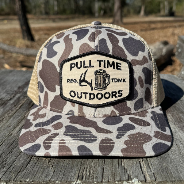 Pull Time™ Patch Hat | Pull Time Outdoors | Slough Camo