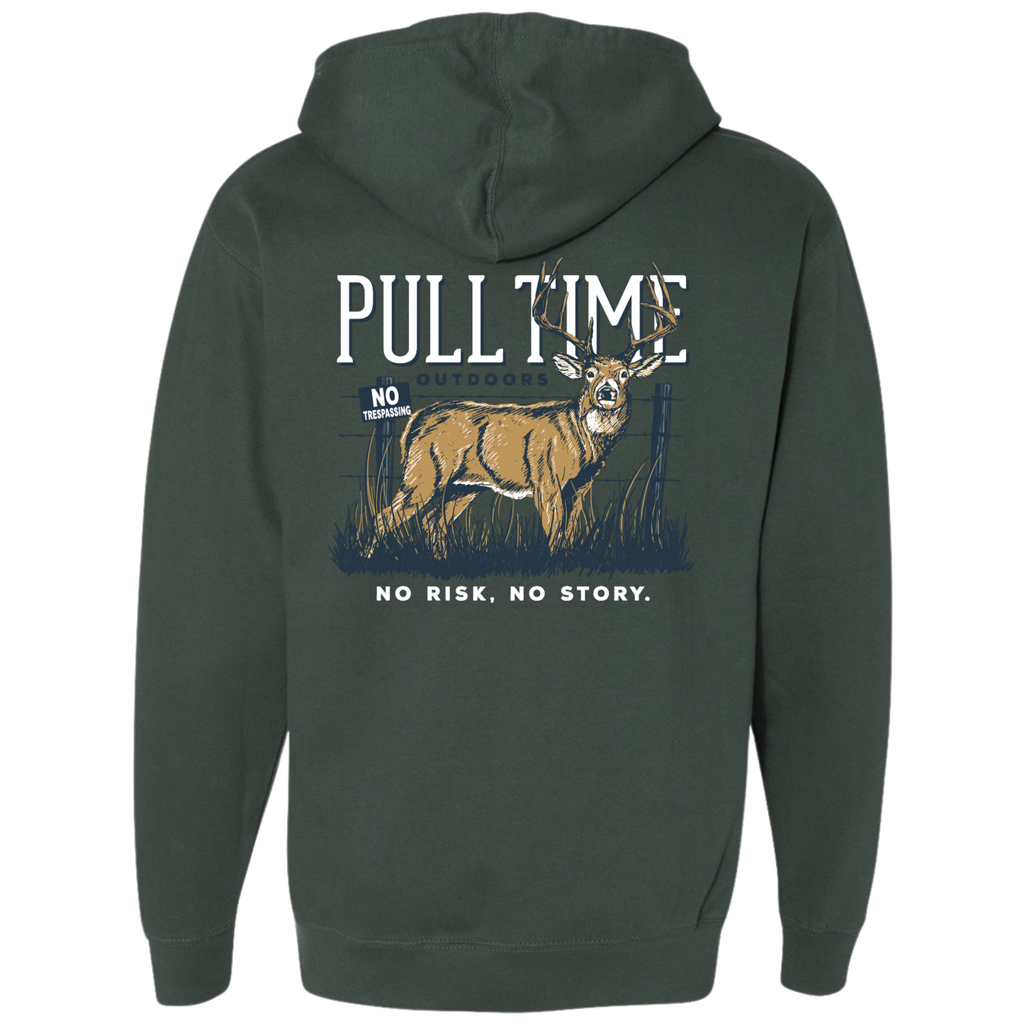 Pull Time Hoodie | No Risk, No Story.