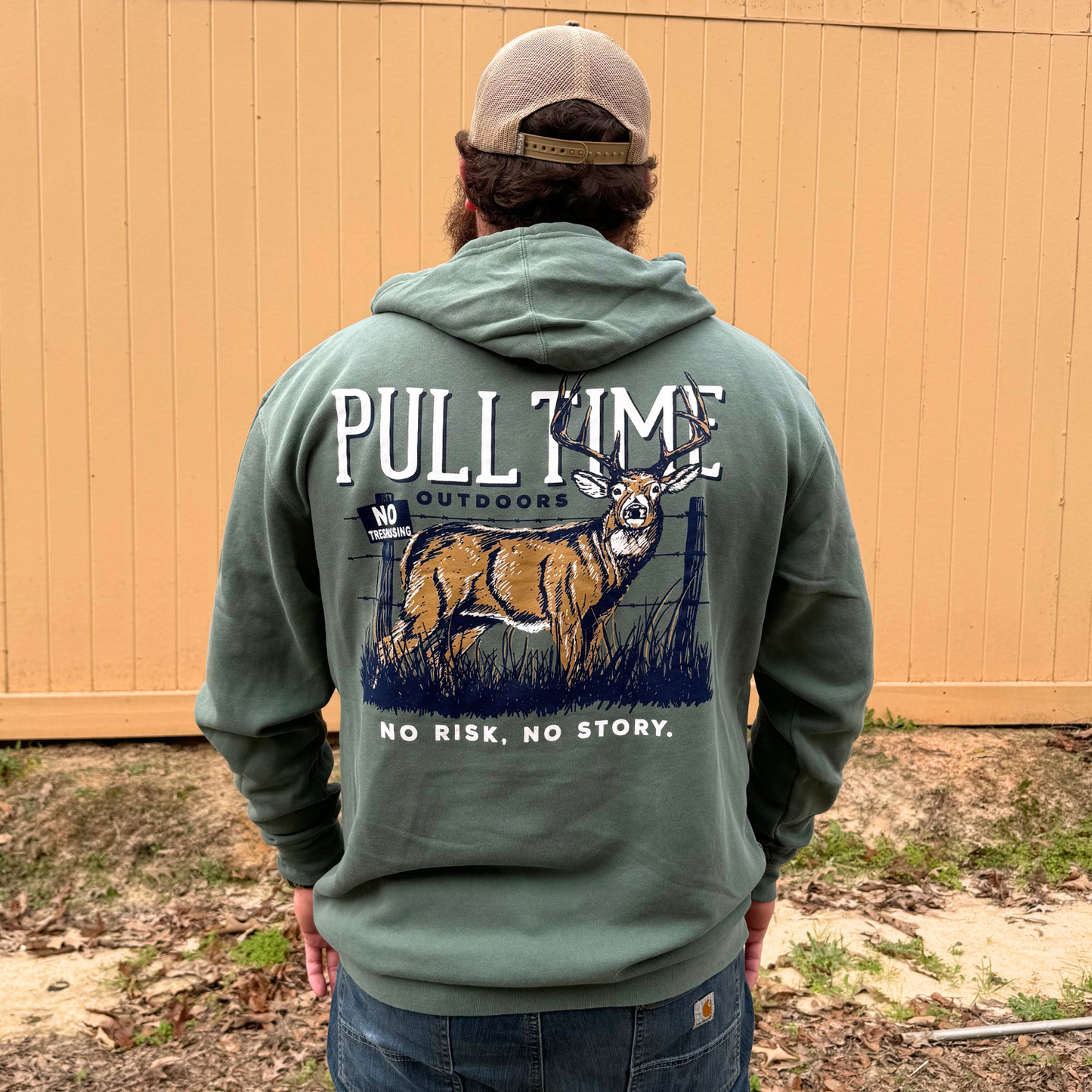 Pull Time Hoodie | No Risk, No Story.