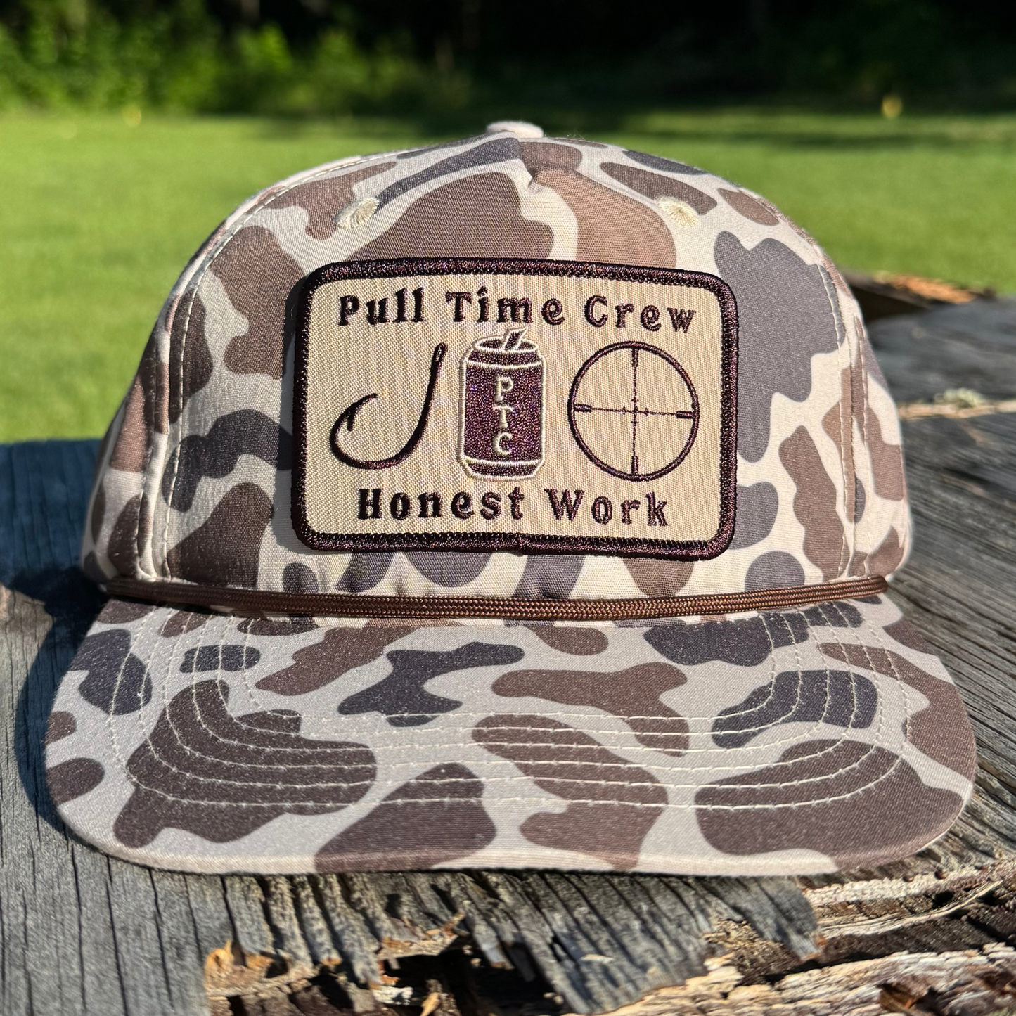 Pull Time™  Patch Hat |  Honest Work | Old School Slough