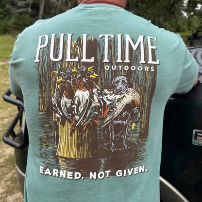 New Release | Pull Time™ Shirt | Earned, Not Given. | Duck Hunting