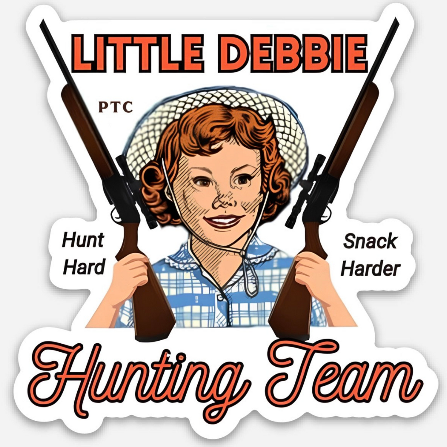 Pull Time™ Sticker | Little Debbie Hunting Team