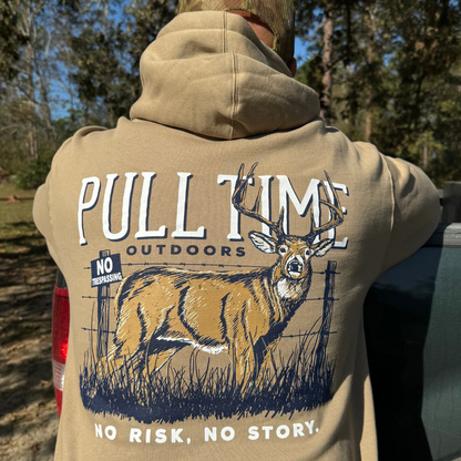 Pull Time Hoodie | No Risk, No Story.